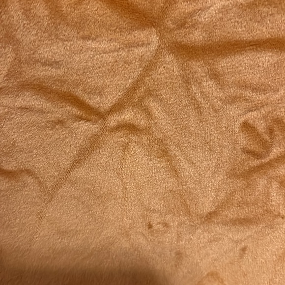 Orange velvet 2 piece dress and duster set - Picture 7 of 7